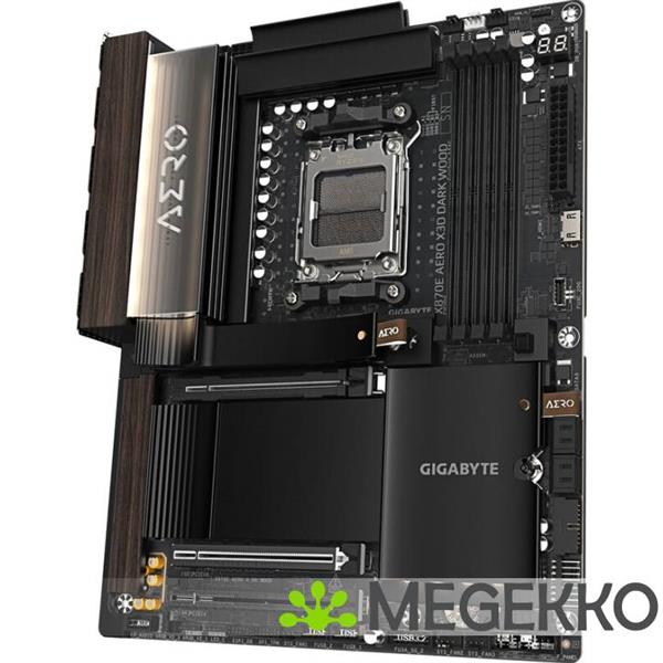 Grote foto gigabyte x870e aero x3d dark wood computers en software moederborden