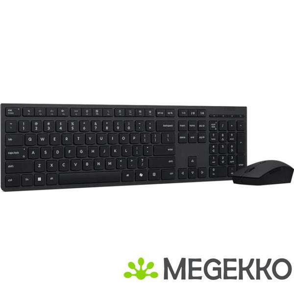 Grote foto lenovo 4x31r64351 toetsenbord inclusief muis kantoor rf draadloos bluetooth amerikaans engels zwar computers en software overige computers en software