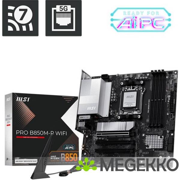 Grote foto msi pro b850m p wifi computers en software moederborden