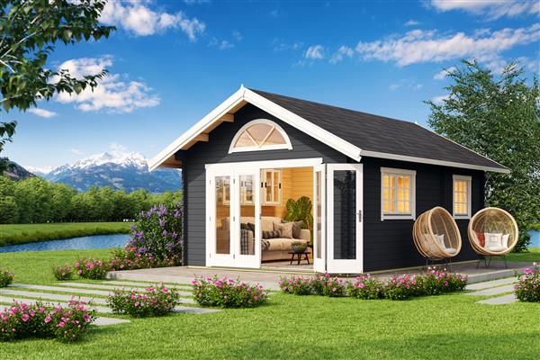 Grote foto blokhut chalet caroline 2.3 40mm tuin en terras tuinhuisjes en blokhutten