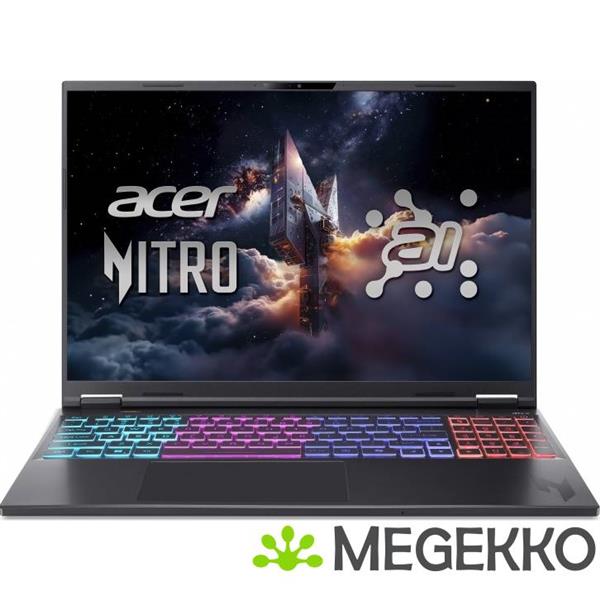 Grote foto acer nitro 16s ai an16s 61 r4xe 16 ryzen ai 7 350 rtx 5070 laptop computers en software overige computers en software