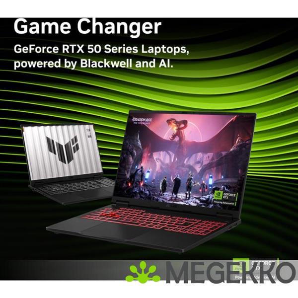 Grote foto asus tuf gaming a16 fa608um rv253w 16 amd ryzen 7 rtx 5060 gaming laptop computers en software overige computers en software