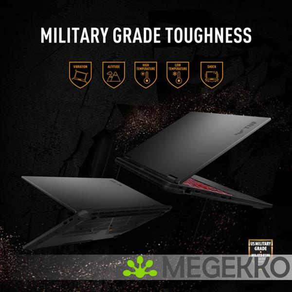 Grote foto asus tuf gaming a16 fa608um rv253w 16 amd ryzen 7 rtx 5060 gaming laptop computers en software overige computers en software