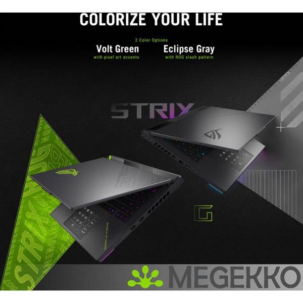 Grote foto asus rog strix g16 g614pm rv224w 16 amd ryzen 9 rtx 5060 gaming laptop computers en software overige computers en software