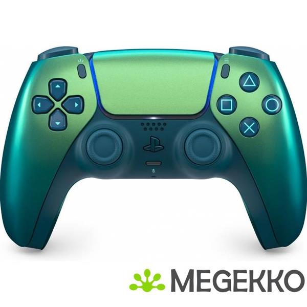Grote foto sony dualsense wireless controller voor ps5 mac pc ios in blauw groen computers en software overige computers en software