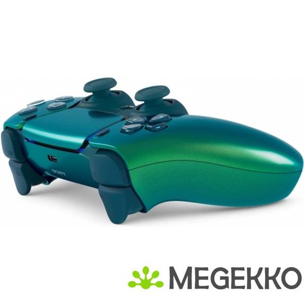 Grote foto sony dualsense wireless controller voor ps5 mac pc ios in blauw groen computers en software overige computers en software