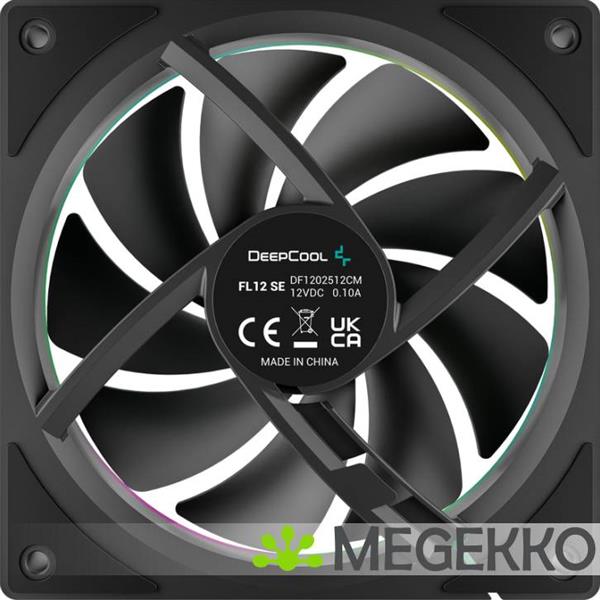 Grote foto deepcool fl12r se 3in1 computer behuizing ventilator 12 cm zwart computers en software behuizingen en kasten