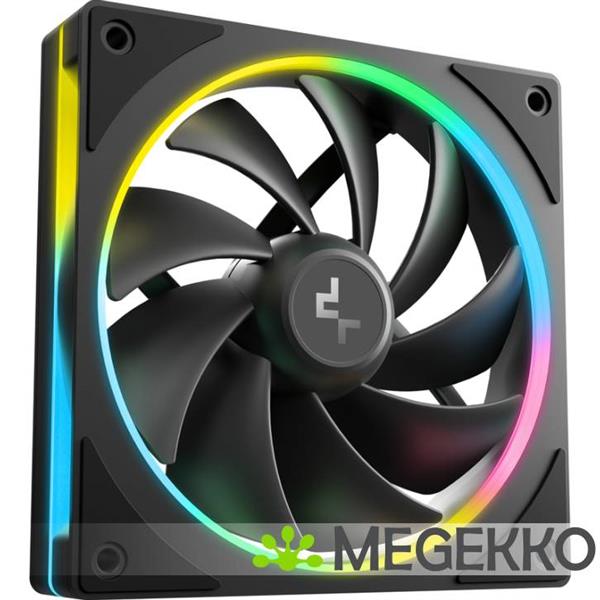 Grote foto deepcool fl12r se 3in1 computer behuizing ventilator 12 cm zwart computers en software behuizingen en kasten