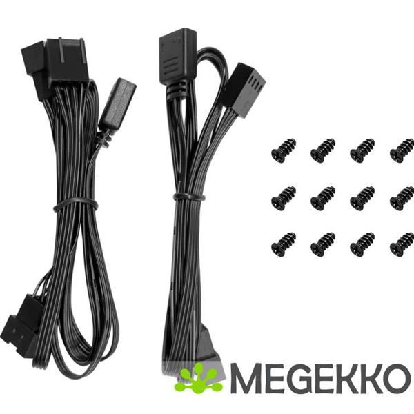 Grote foto deepcool fl12r se 3in1 computer behuizing ventilator 12 cm zwart computers en software behuizingen en kasten