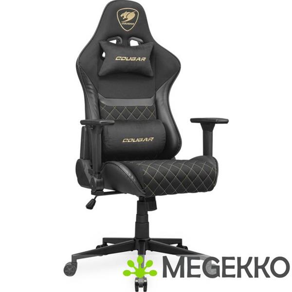 Grote foto cougar gaming armor one v2 f gaming stoel zwart goud huis en inrichting stoelen