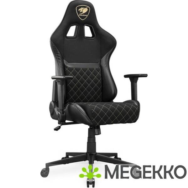 Grote foto cougar gaming armor one v2 f gaming stoel zwart goud huis en inrichting stoelen