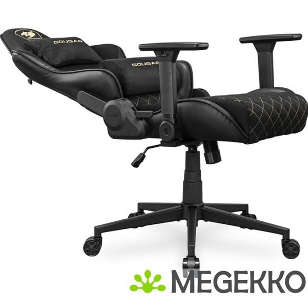 Grote foto cougar gaming armor one v2 f gaming stoel zwart goud huis en inrichting stoelen