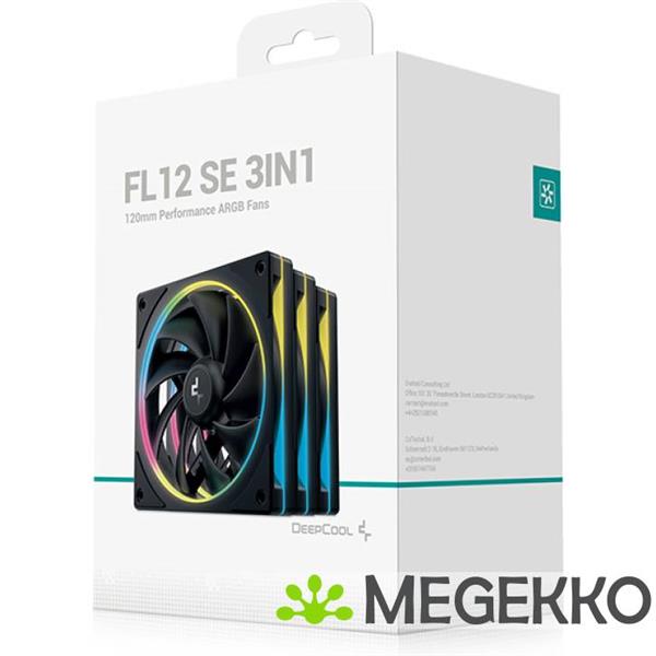 Grote foto deepcool fl12 se 3in1 black computers en software behuizingen en kasten