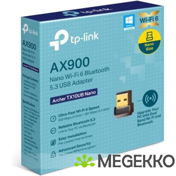 Grote foto tp link archer tx10ub nano wifi bluetooth 600 mbit s computers en software netwerkkaarten routers en switches