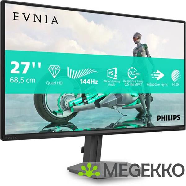 Grote foto philips evnia 27m2n3500nf 00 27 qhd 144hz ips monitor computers en software overige computers en software