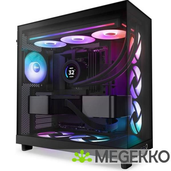 Grote foto nzxt f360 rgb core black computers en software behuizingen en kasten