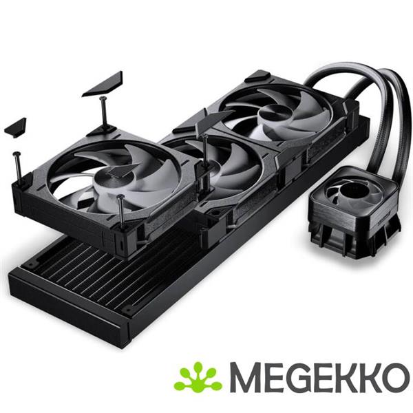 Grote foto phanteks glacier one 420d30 x3 drgb black computers en software behuizingen en kasten
