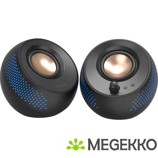 Grote foto creative labs pebble x volledig bereik zwart bedraad 15 w muziek en instrumenten speakers