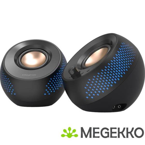 Grote foto creative labs pebble x volledig bereik zwart bedraad 15 w muziek en instrumenten speakers