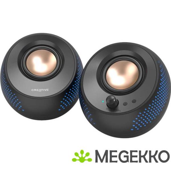 Grote foto creative labs pebble x volledig bereik zwart bedraad 15 w muziek en instrumenten speakers