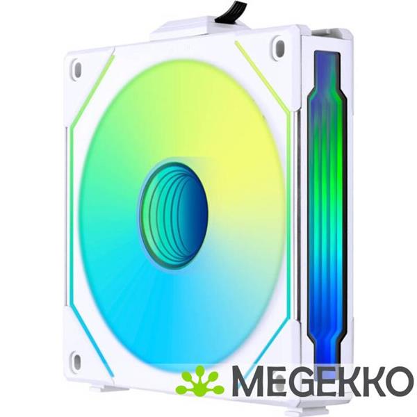 Grote foto lian li uni fan sl inf 120 3 pack white argb reverse blade pwm computers en software behuizingen en kasten