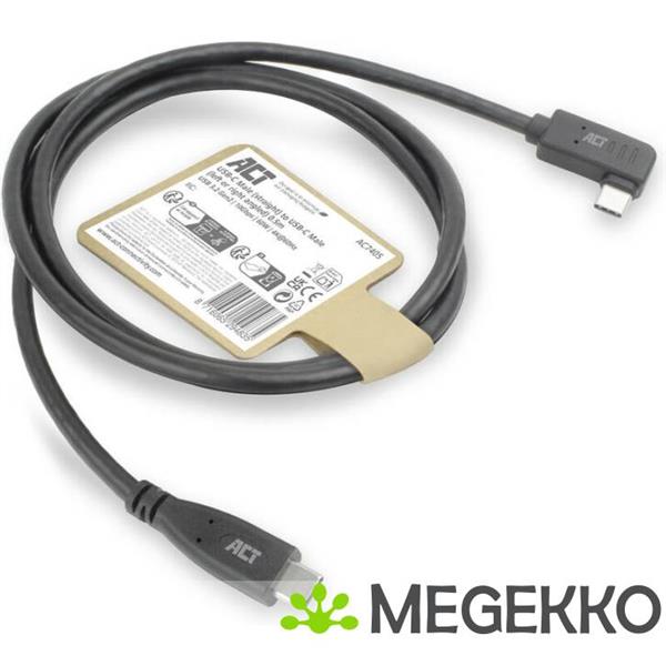 Grote foto act usb 3.0 10gbps 60w usb type c usb type c haaks horizontaal 3m computers en software overige