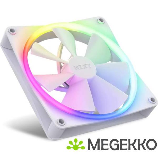 Grote foto nzxt f140rgb 140mm rgb fans twin white computers en software behuizingen en kasten