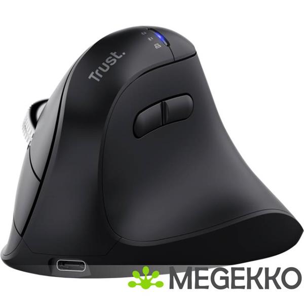 Grote foto trust vyran ergonomische draadloze hyperscrol muis computers en software overige computers en software