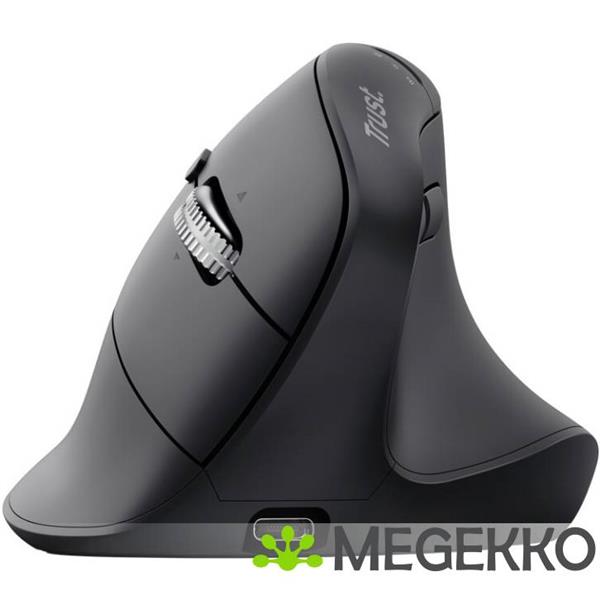 Grote foto trust vyran ergonomische draadloze hyperscrol muis computers en software overige computers en software