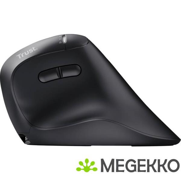 Grote foto trust vyran ergonomische draadloze hyperscrol muis computers en software overige computers en software