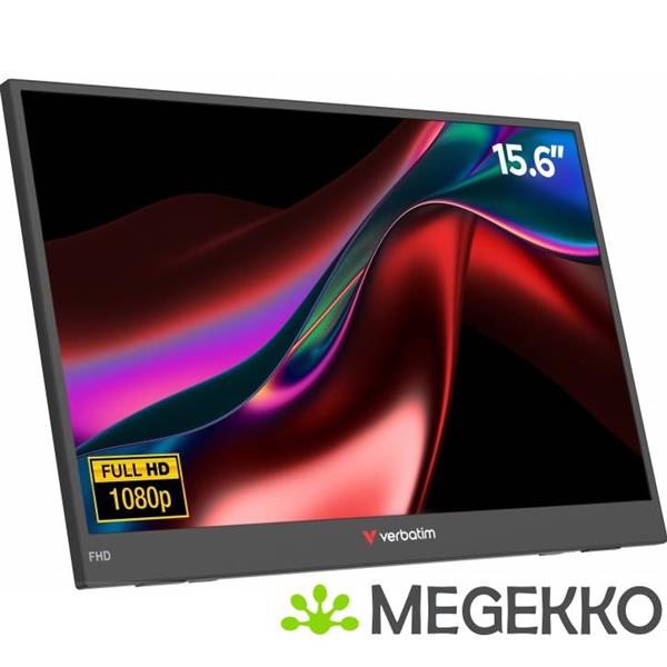 Grote foto verbatim 32401 15.6 fhd draagbare monitor computers en software overige computers en software