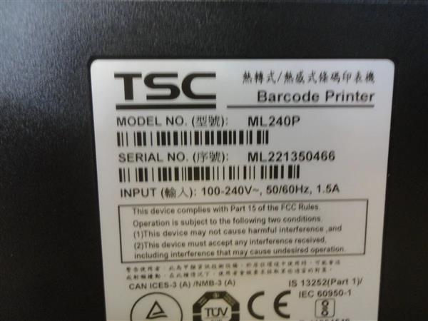 Grote foto tsc ml240p thermal barcode label printer usb network 203dpi computers en software printers