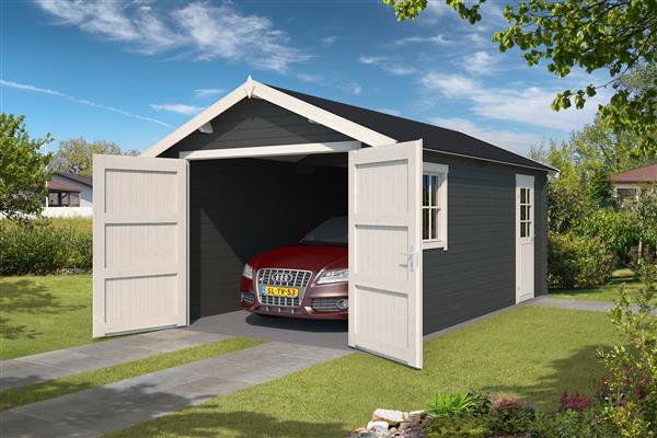 Grote foto garage dillon 300x540 onbehandeld vuren tuin en terras tuinhuisjes en blokhutten