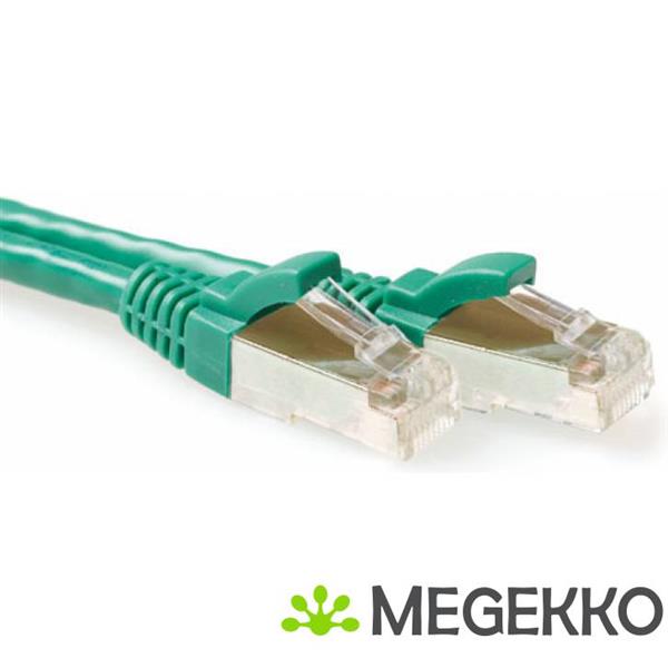 Grote foto act groene 5 meter lszh sftp cat6a patchkabel snagless met rj45 connectoren computers en software overige