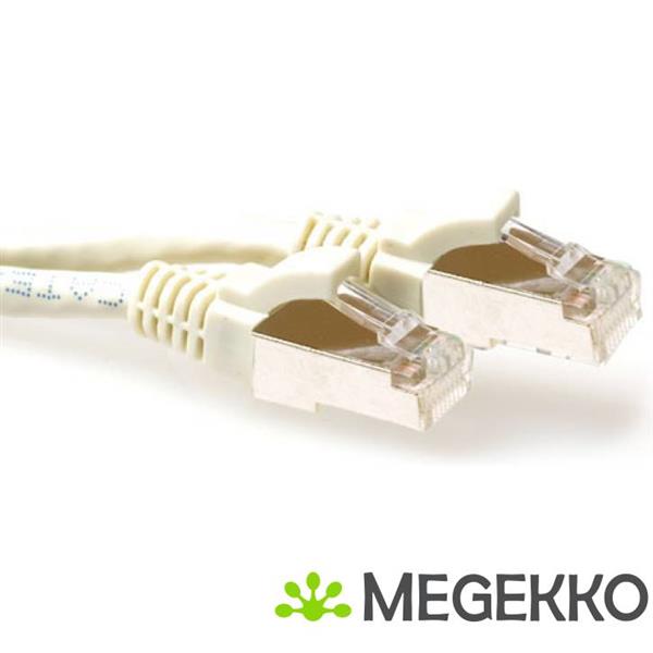 Grote foto act ivoor 10 meter lszh sftp cat6a patchkabel snagless met rj45 connectoren computers en software overige