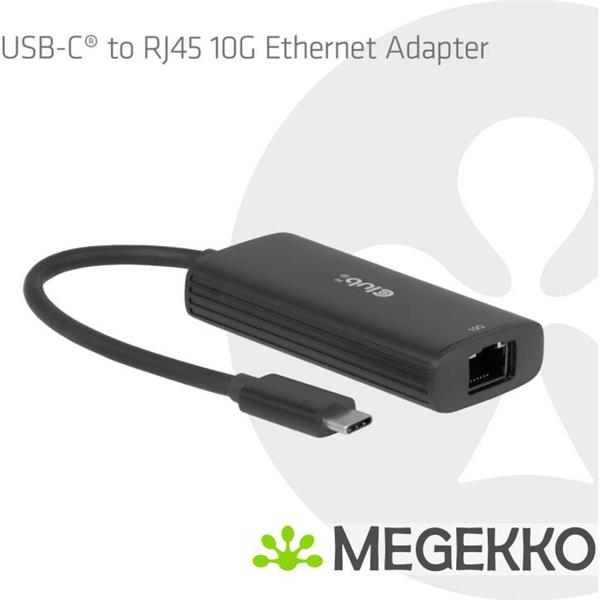 Grote foto club3d usb c naar rj45 10g ethernet adapter m v computers en software netwerkkaarten routers en switches
