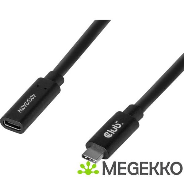 Grote foto club3d usb c 40 gbps verlengkabel 1 m 3 28 ft computers en software overige