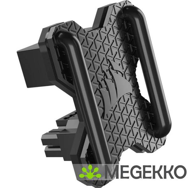 Grote foto corsair 180 degree male to female 12v 2x6 gpu power adapter black type a computers en software overige