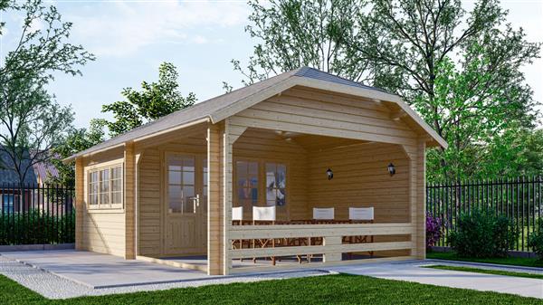 Grote foto nieuw blokhut wolfskap w4x3 3 tuin en terras tuinhuisjes en blokhutten
