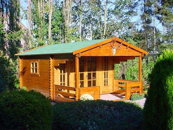 Grote foto nieuw blokhut 3838l met terras. tuin en terras tuinhuisjes en blokhutten