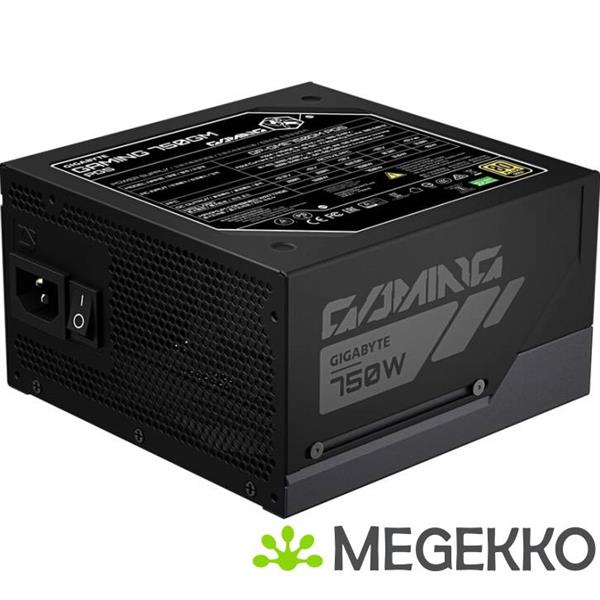 Grote foto gigabyte gaming 750gm pg5 power supply unit 750 w 20 4 pin atx atx zwart computers en software overige