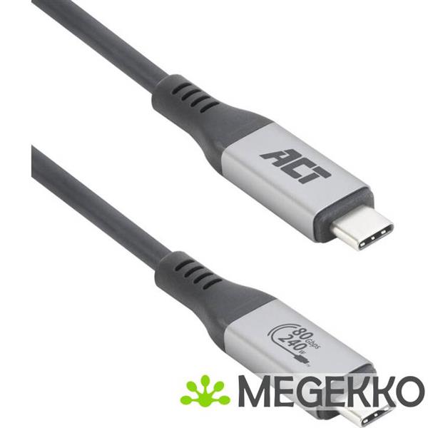Grote foto act usb4 80gbps thunderbolt 5 240w usb type c kabel usb if gecertificeerd 1 5 meter computers en software overige