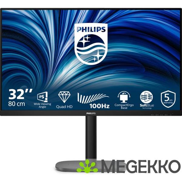 Grote foto philips 3000 series 32b2n3500 00 31.5 quad hd 100hz ips monitor computers en software overige computers en software