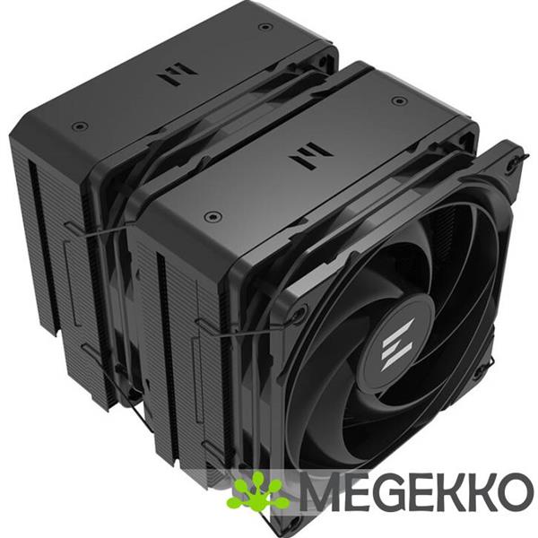 Grote foto zalman cnps14x duo chipset luchtkoeler zwart 1 stuk s computers en software behuizingen en kasten