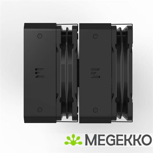 Grote foto zalman cnps14x duo chipset luchtkoeler zwart 1 stuk s computers en software behuizingen en kasten
