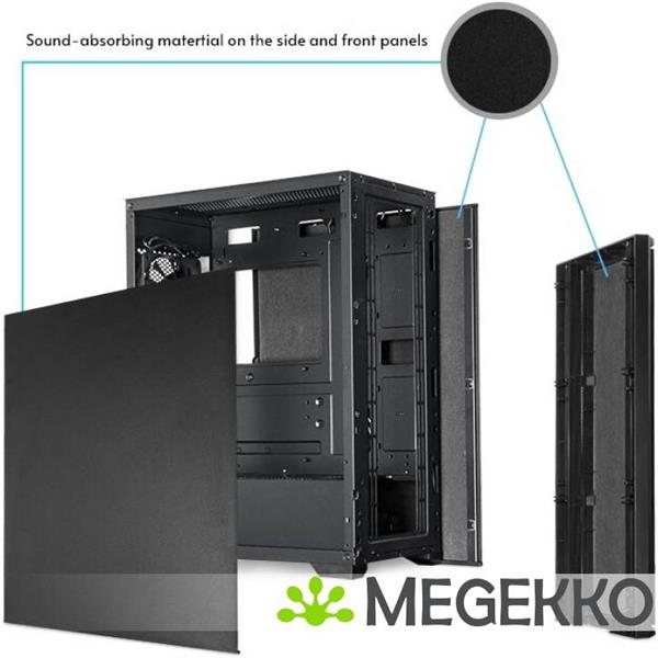 Grote foto chieftec as 02b op computerbehuizing midi tower zwart computers en software behuizingen en kasten