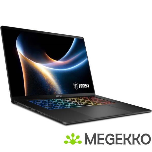 Grote foto msi stealth 16 ai b3wh 014nl 16 intel core ultra 9 rtx 5070 ti oled gaming laptop computers en software overige computers en software