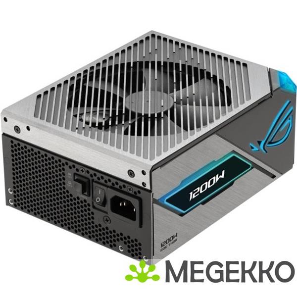 Grote foto asus rog thor 1200p3 gaming e power supply unit 1200 w 24 pin atx atx zwart computers en software overige