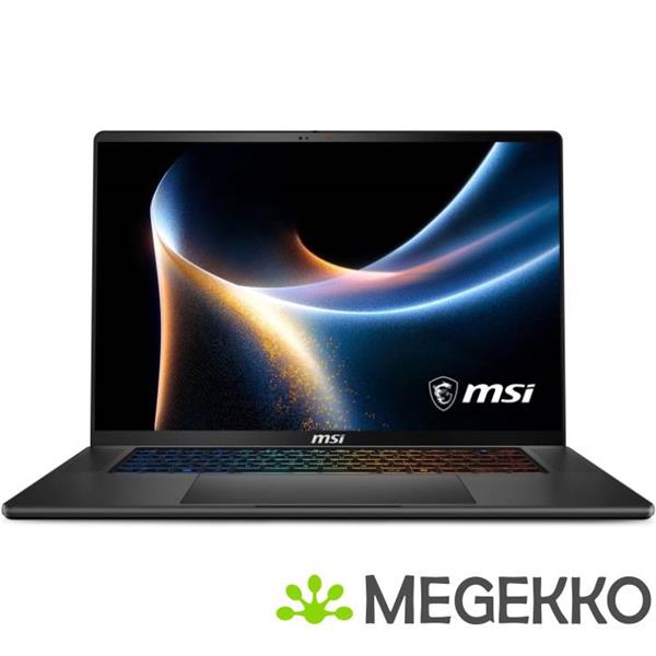 Grote foto msi stealth 16 ai b3wh 014nl 16 intel core ultra 9 rtx 5070 ti oled gaming laptop computers en software overige computers en software