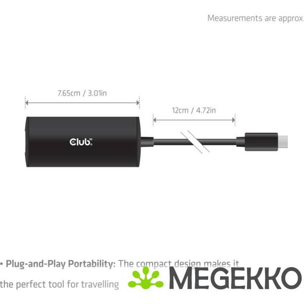 Grote foto club3d usb c naar rj45 10g ethernet adapter m v computers en software netwerkkaarten routers en switches